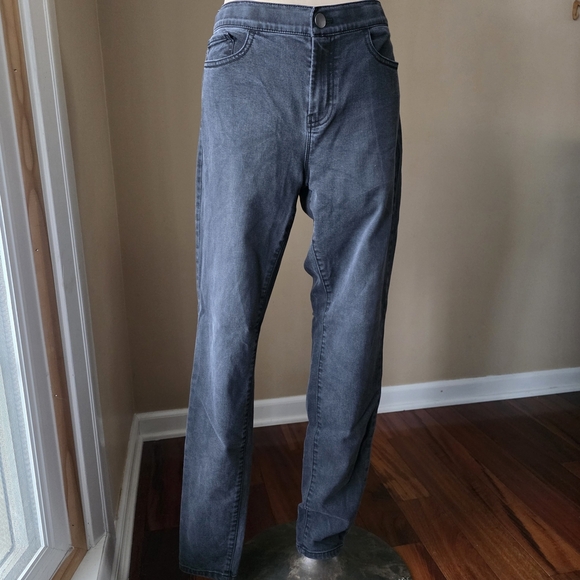 J. Jill Denim - J. Jill Black Denim Smooth Fit Jeggings Size 10 Tall
